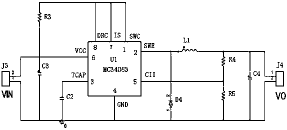 Energy-taking power supply circuit of cable temperature monitoring device