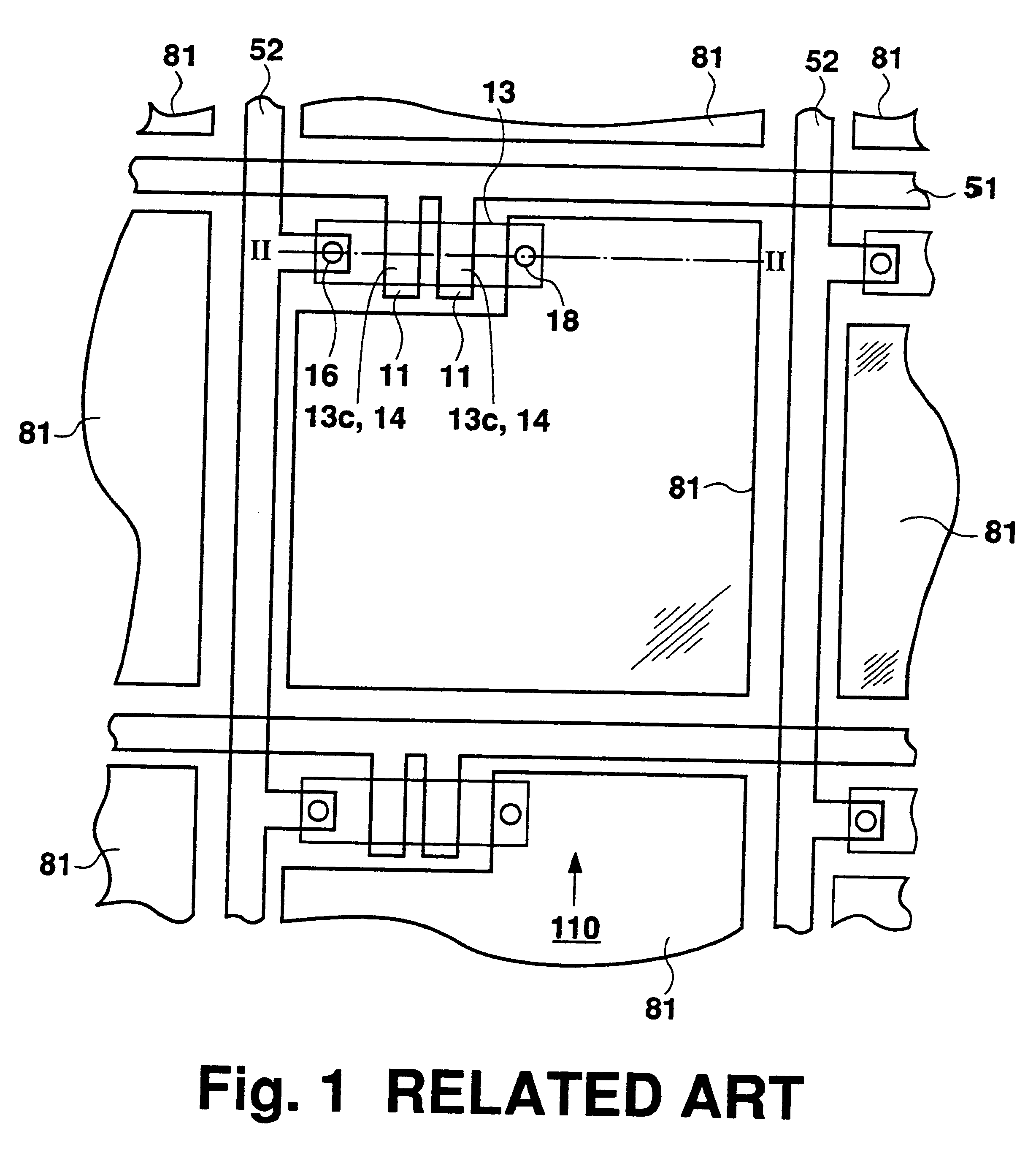 Emissive element and display device using such element