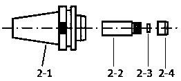 Online error measuring system for numerical control machine tool based on laser lattice