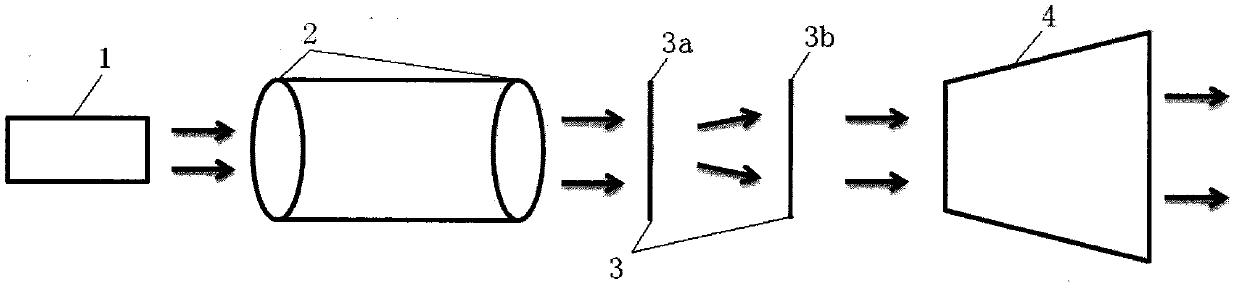 Intensive laser Airy beam modulation method and device based on double-amplitude diffractive element