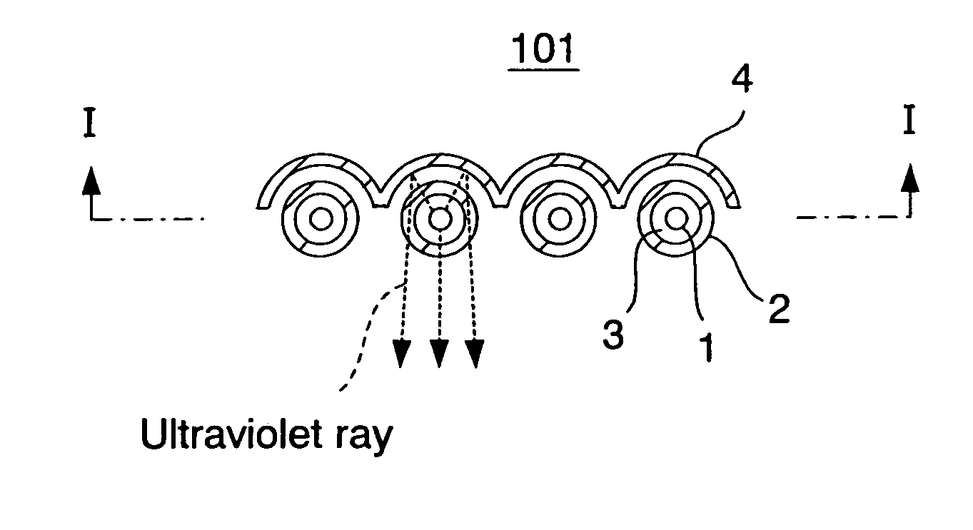 Ultraviolet ray generator, ultraviolet ray irradiation processing apparatus, and semiconductor manufacturing system