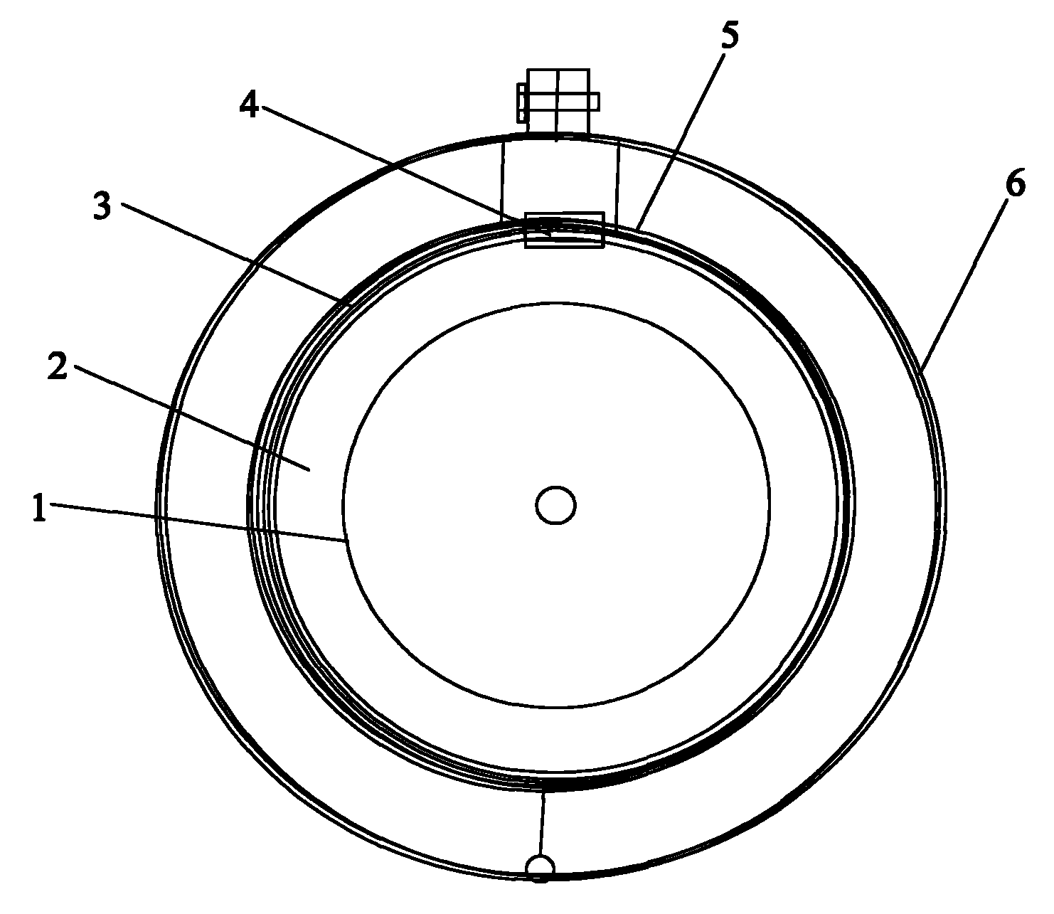 Electromagnetic induction heating device