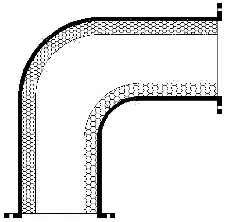 Metal silencing hood for pipeline of petrochemical device