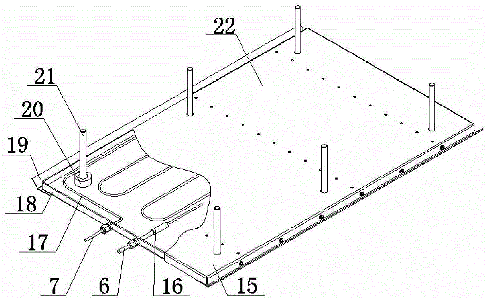 Electric heating plate, electric control box and system for melting ice in railway tunnels