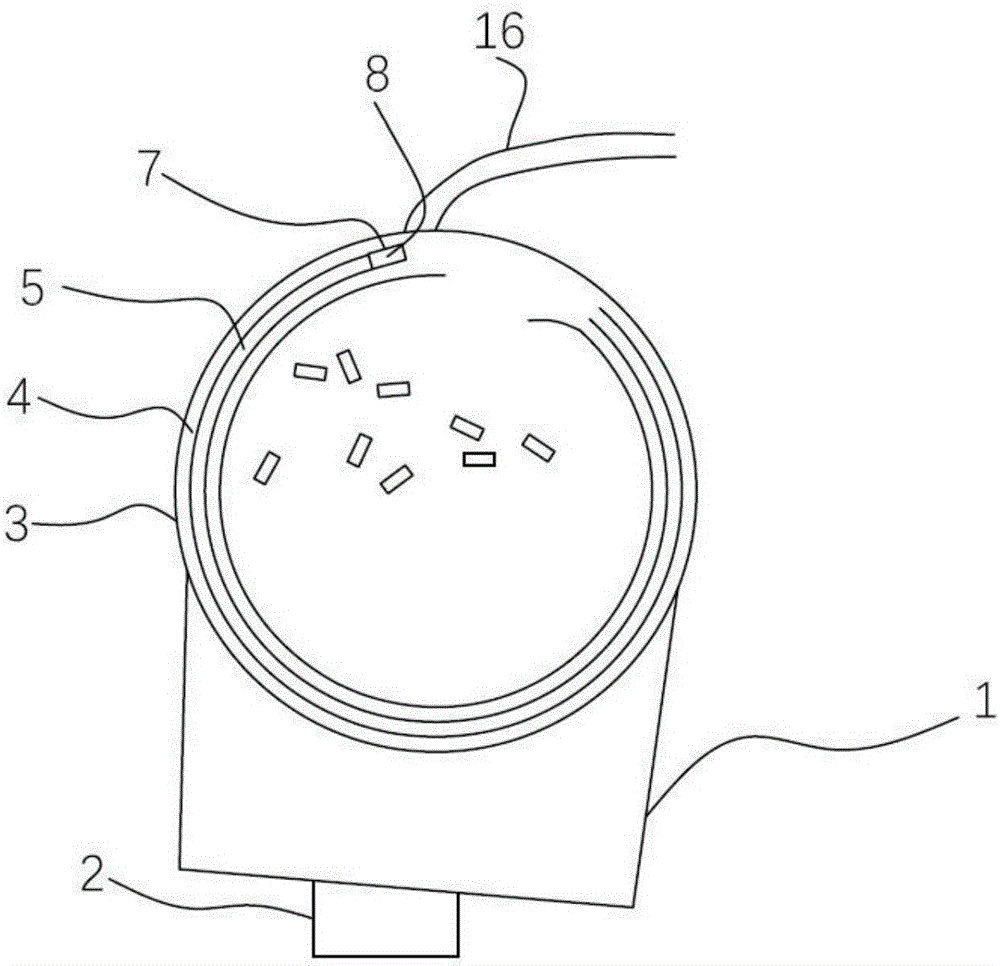 Feeding disc for small hardware