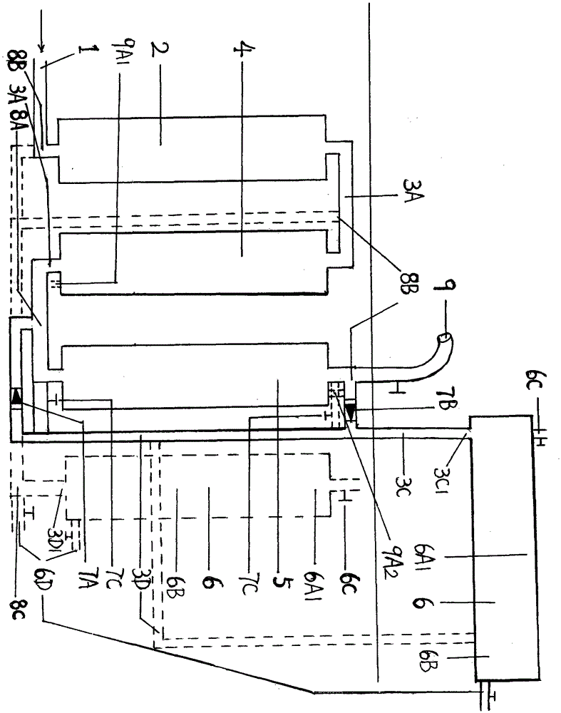 A kind of microfiltration or ultrafiltration or nanofiltration or ro water purifier that filters again