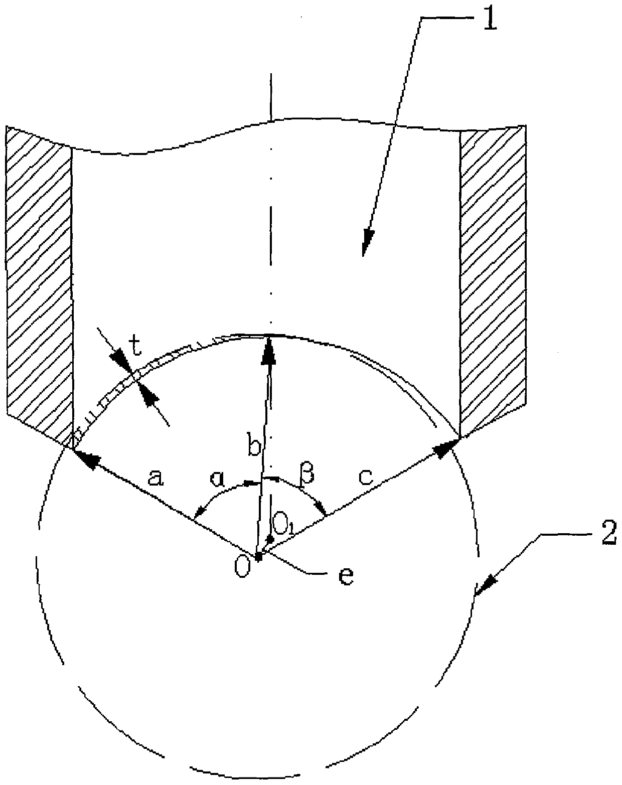 A control method of wall thickness accuracy of hot-rolled seamless steel pipe and roll pass