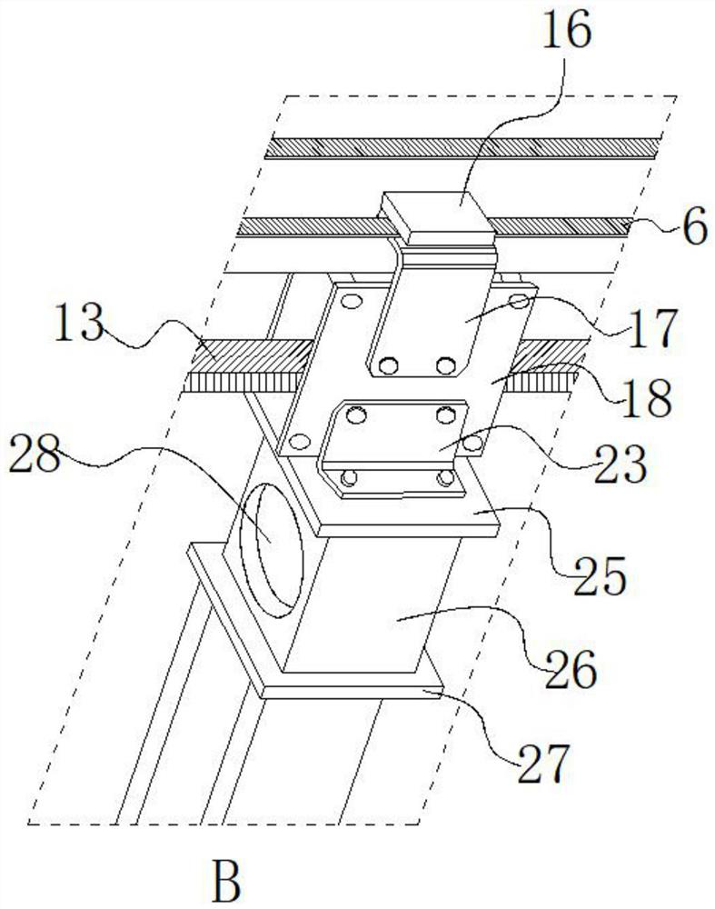 High-rigidity numerical control machine tool cross beam assembly