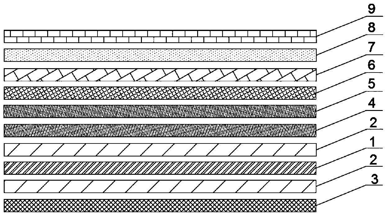 Composite face plate with wood-grained structure and for refrigerator and manufacturing method of composite face plate