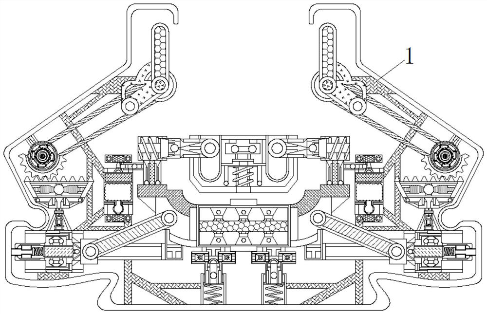 Intelligent manufacturing novel computer memory bank automatic fixing and pressing device