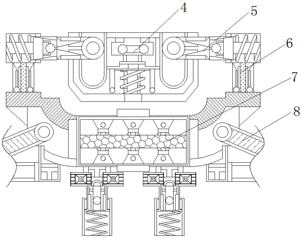 Intelligent manufacturing novel computer memory bank automatic fixing and pressing device