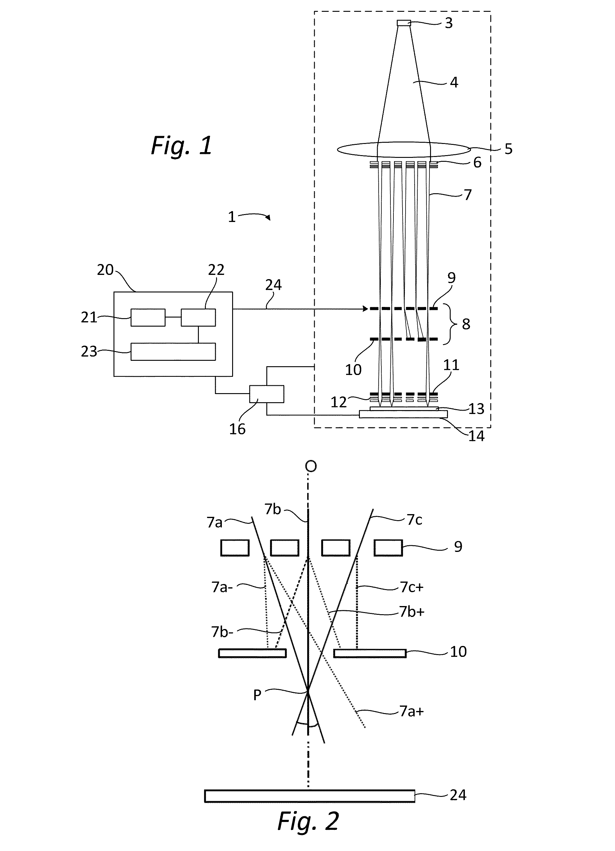 Method for forming an optical fiber array