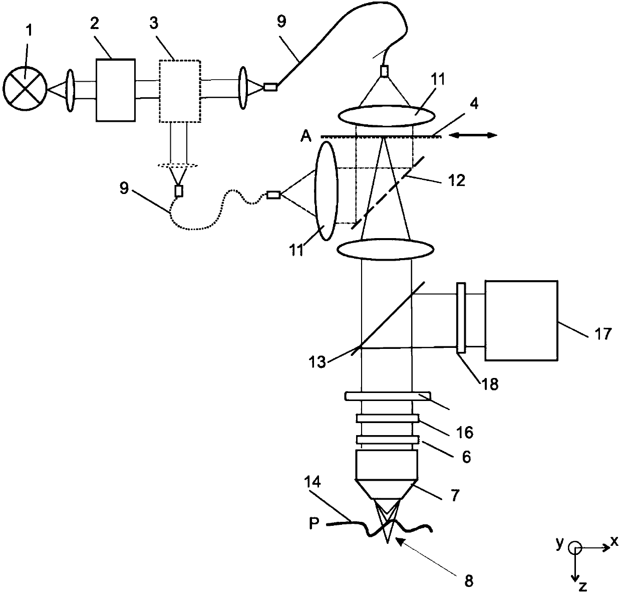 Method for determining spatially resolved height information of a sample by means of a wide-field microscope, and wide-field microscope