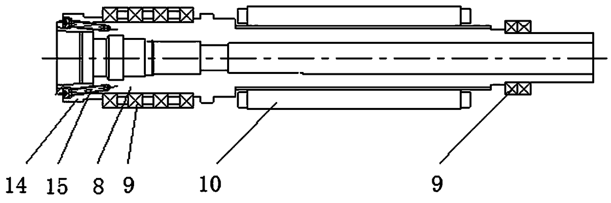 High-speed electric spindle structure with intelligent monitoring and quick maintenance functions