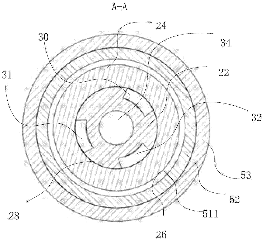 Nozzle rod part, fuel nozzle and aero-engine gas turbine