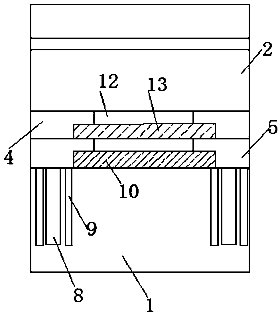 Detection device for heat dissipation performance of radiator of automobile engine