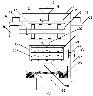 Graphite raw material mixing device for lithium battery production
