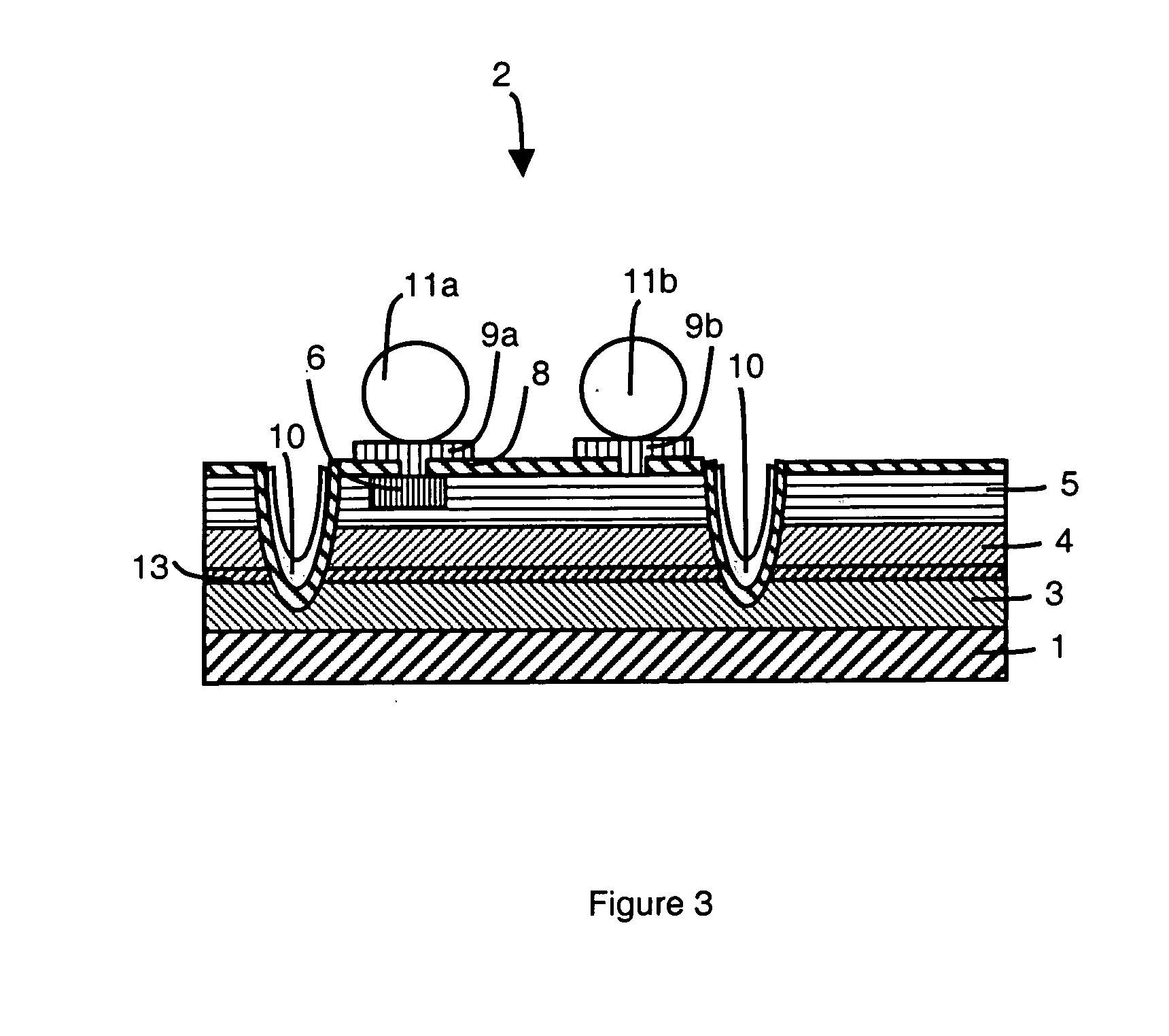 Photovoltaic infrared radiation detector with independent three-dimensional conducting grid