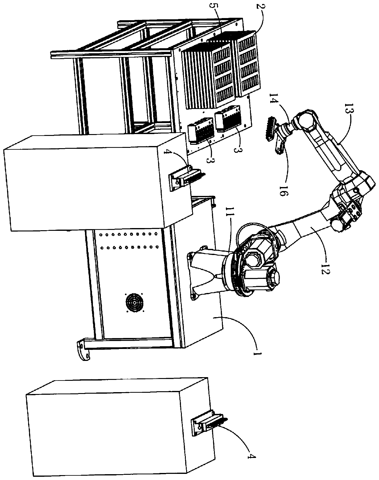 Multi-station flexible hardware machining center and machining method thereof