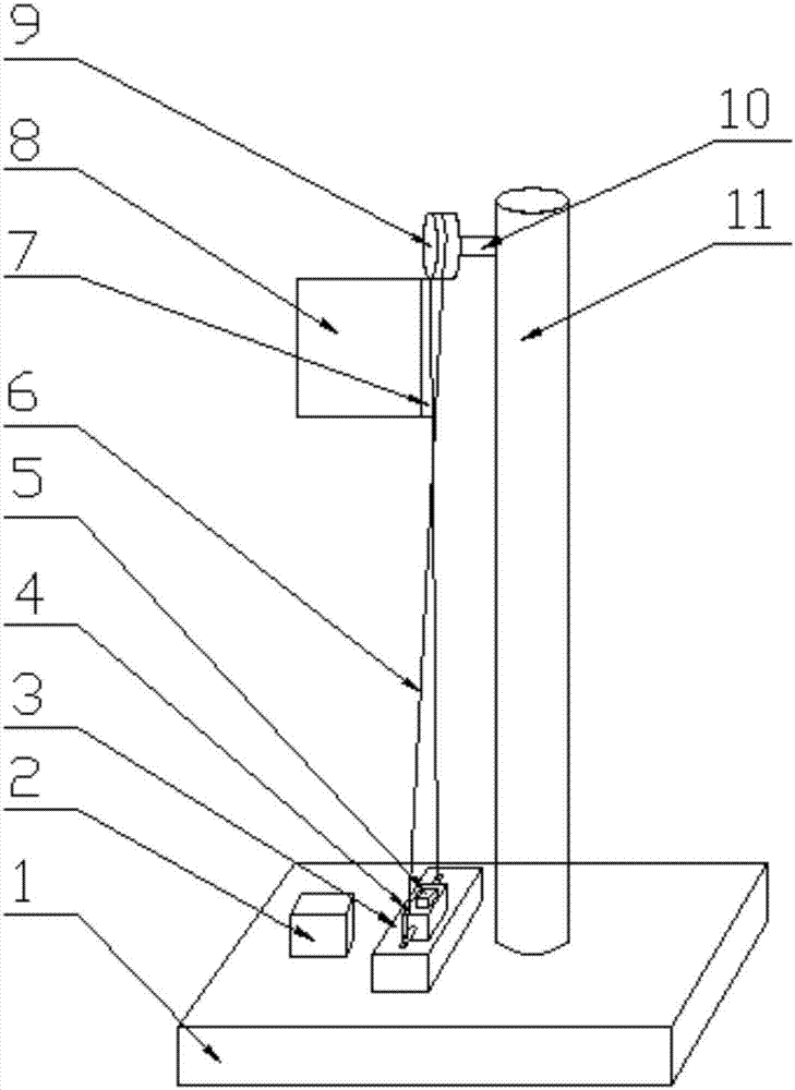 Intelligent flag lifting device