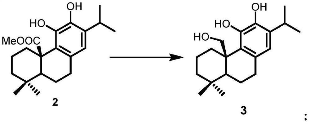 A kind of preparation method of icetexane type abietane diterpene