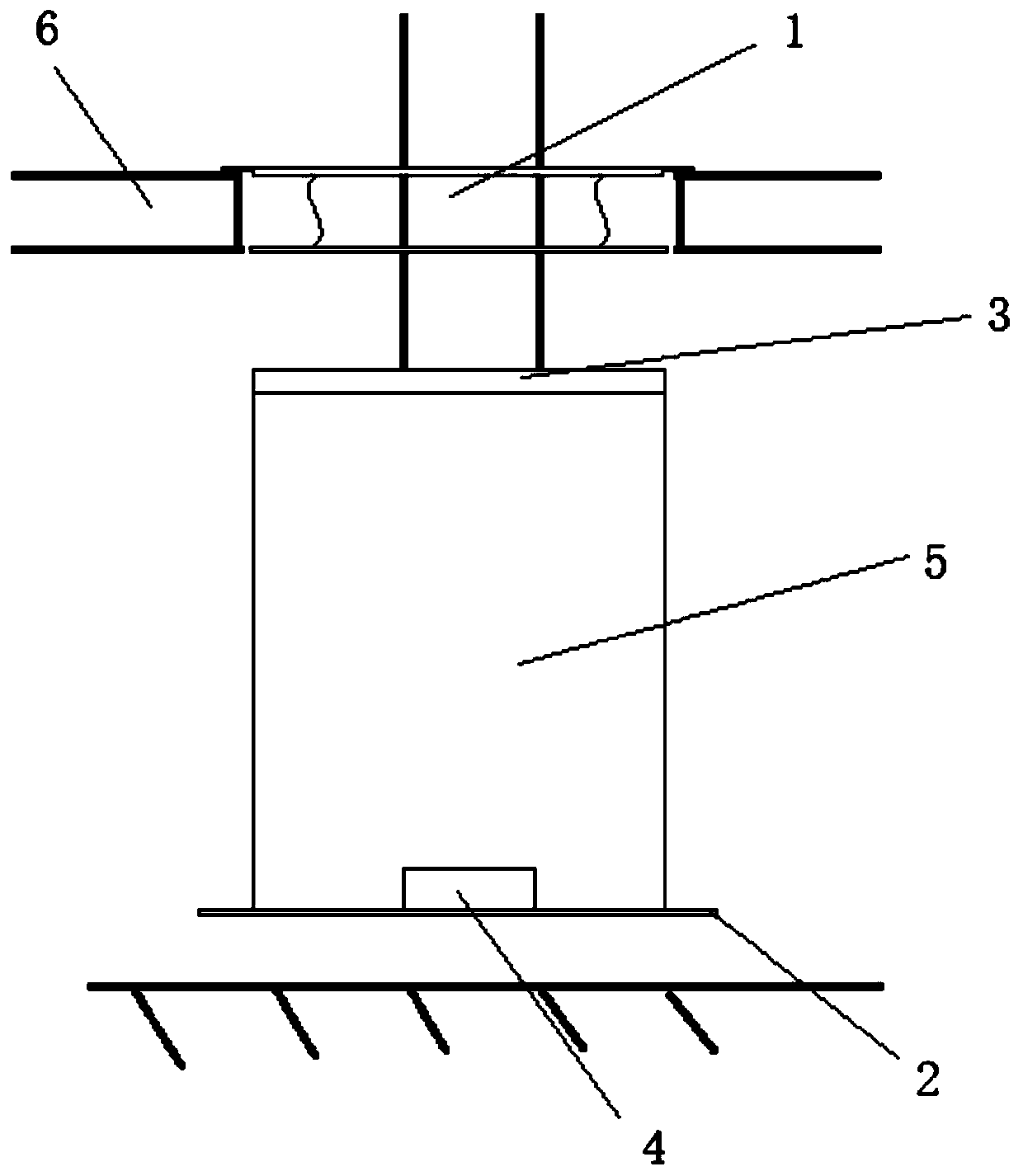 A system for filling holes in floor slabs of elevator landings