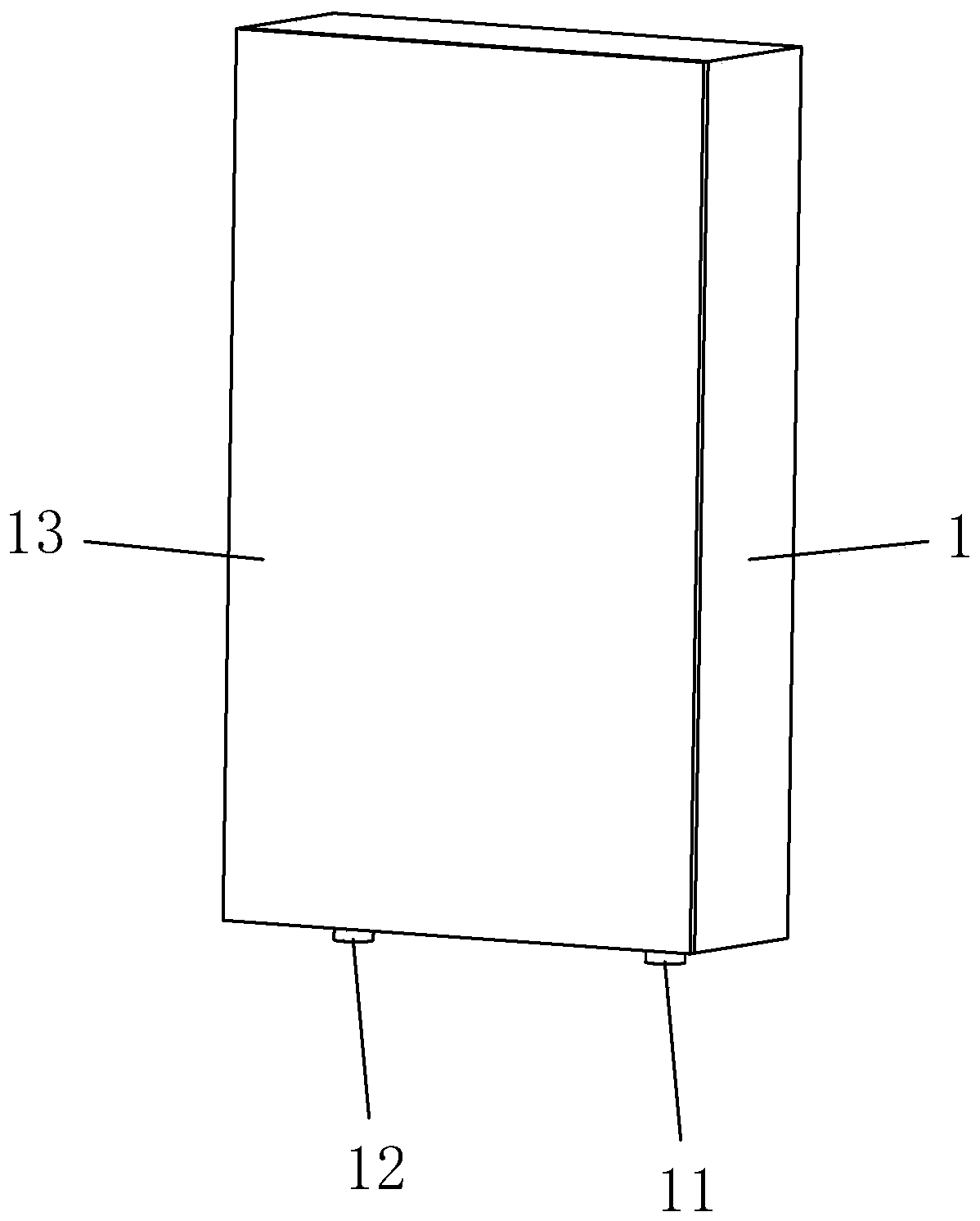 Radiator of energy-saving and high-efficiency electric wall-mounted furnace and production process thereof