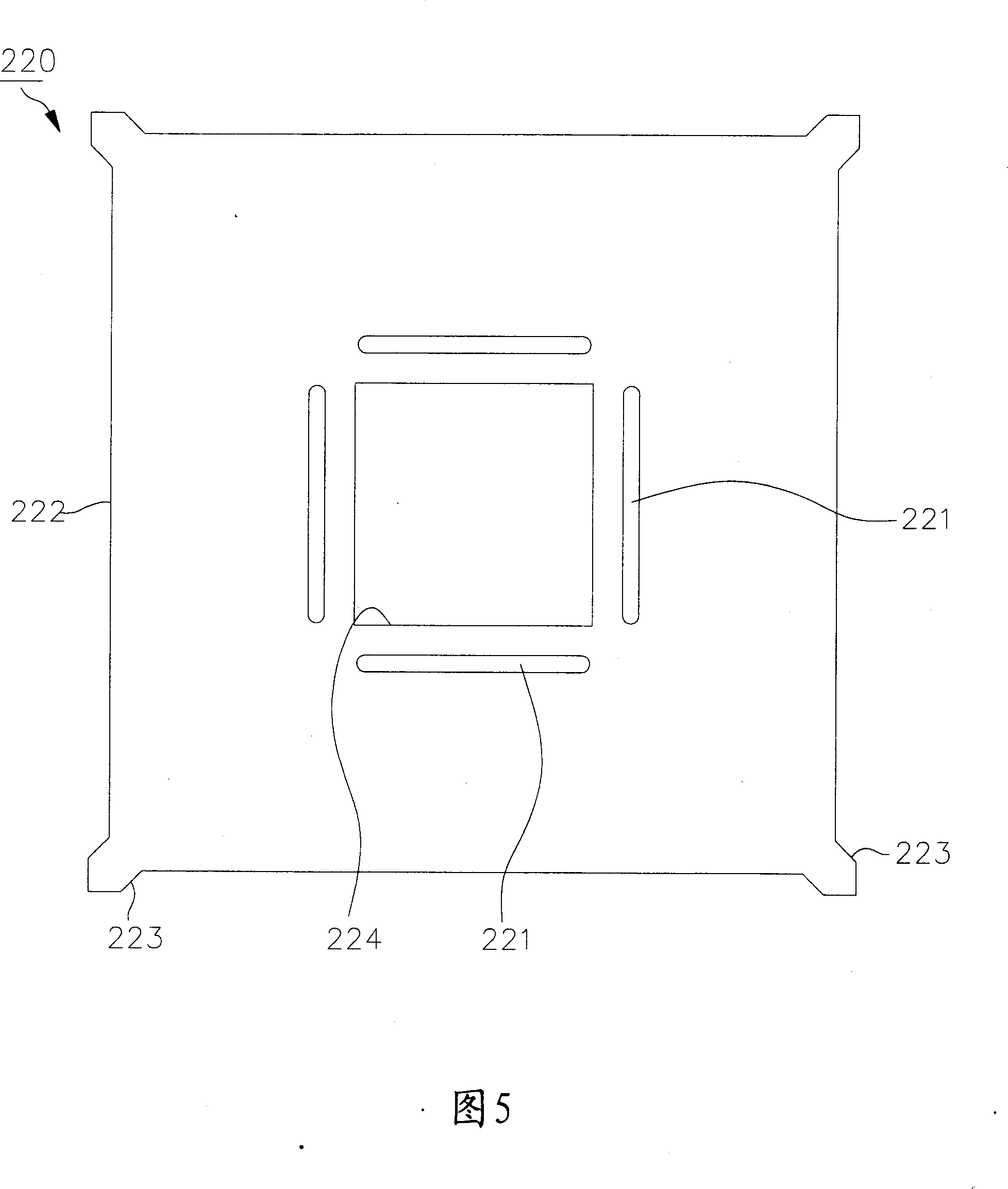 Encapsulation structure of lead rack base ball grid array and its wafer carrier