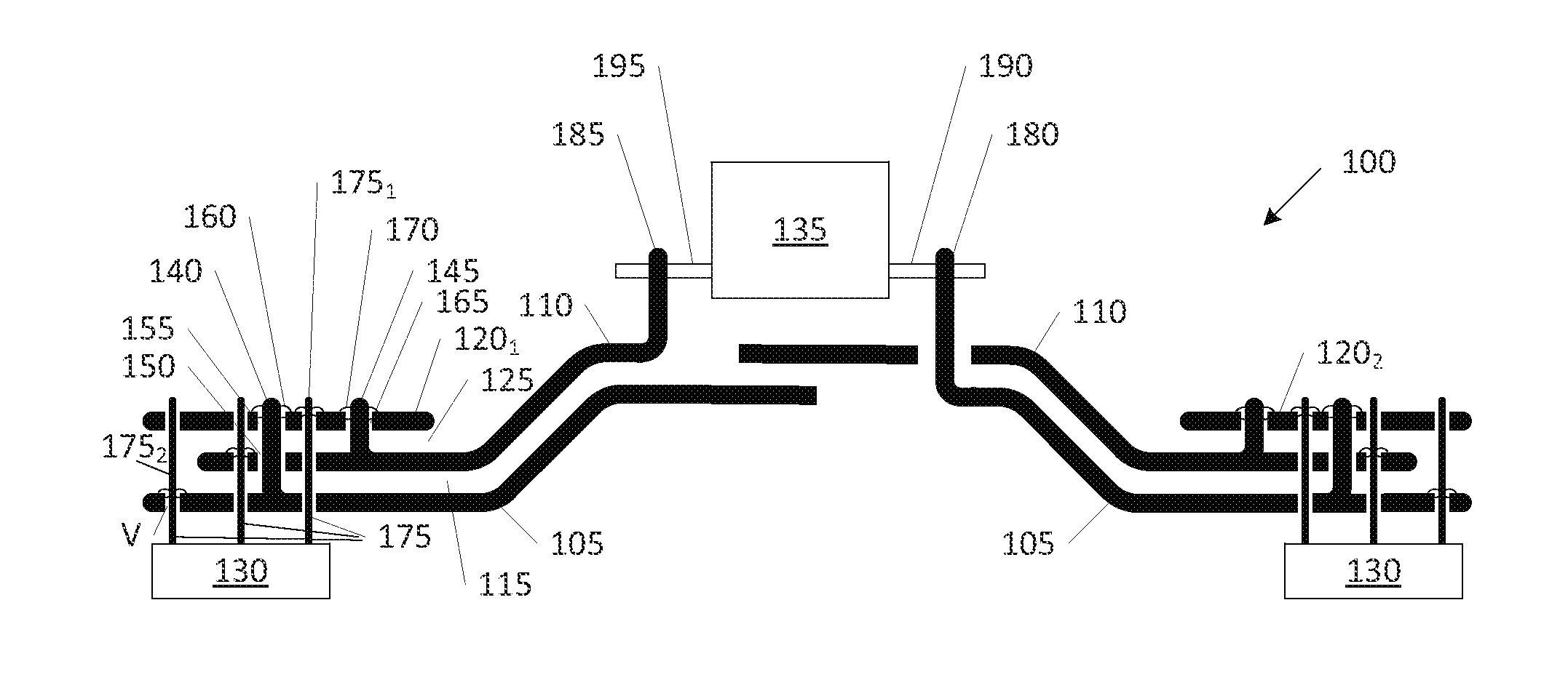 Power electronics interconnection for electric motor drives