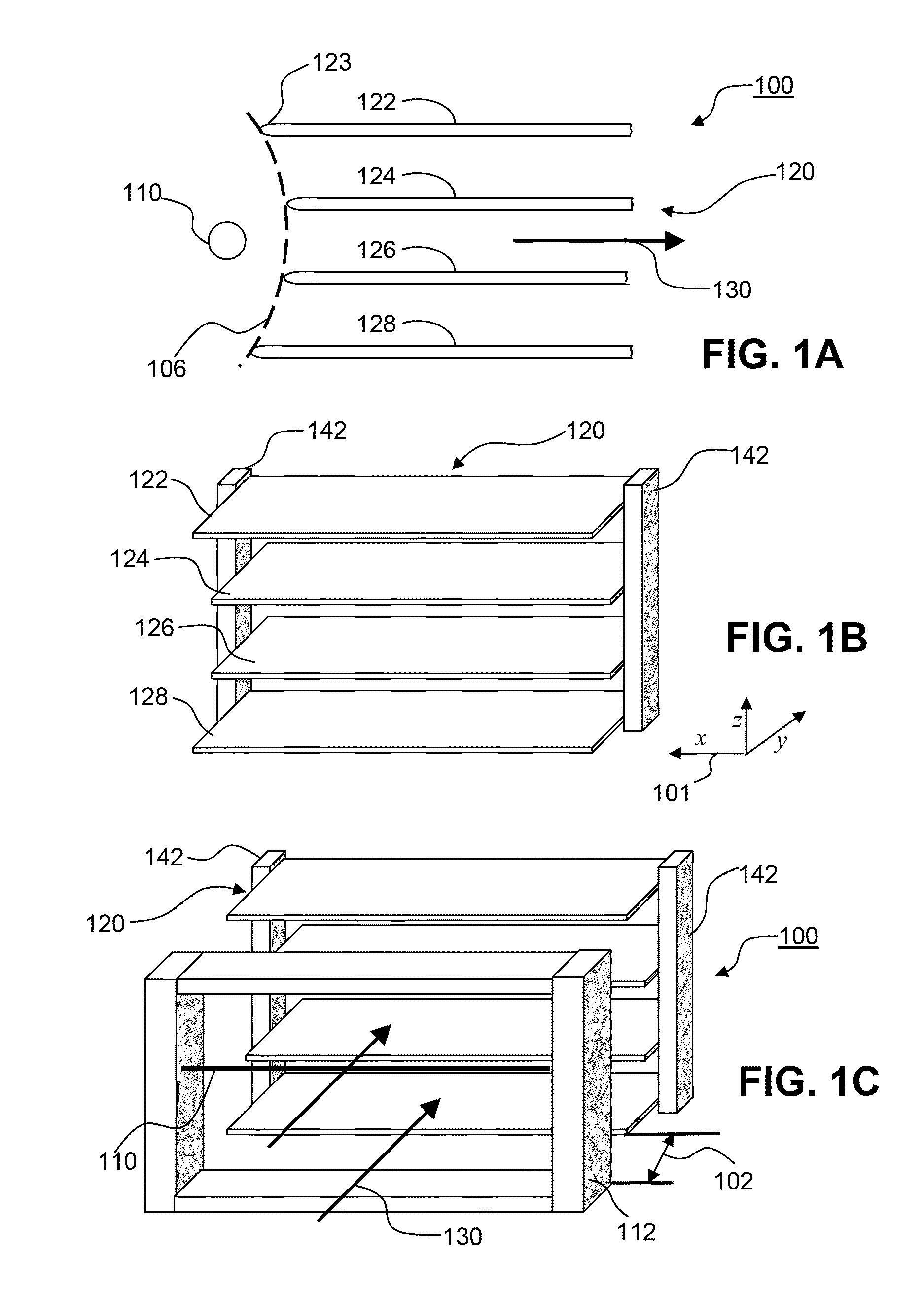 Collector electrodes and ion collecting surfaces for electrohydrodynamic fluid accelerators