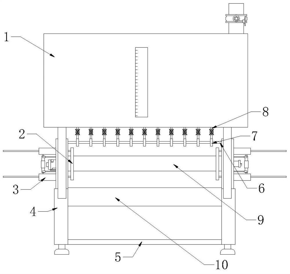 A sponge gluing process