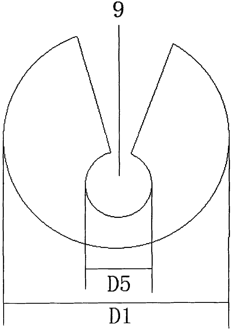 Processing device of polyester and viscose blended yarn in binary structure and method thereof