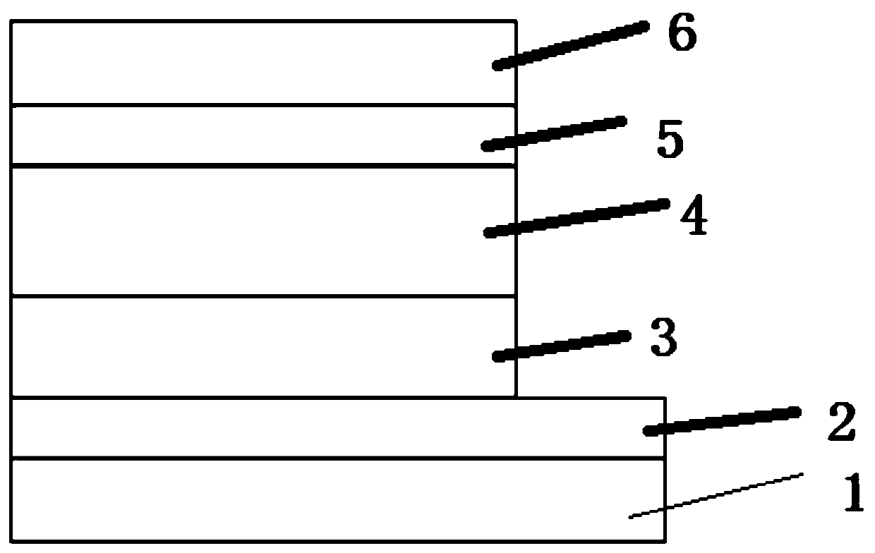 Quaternary broad-spectrum high-specific-detectivity organic photoelectric detector and preparation method thereof