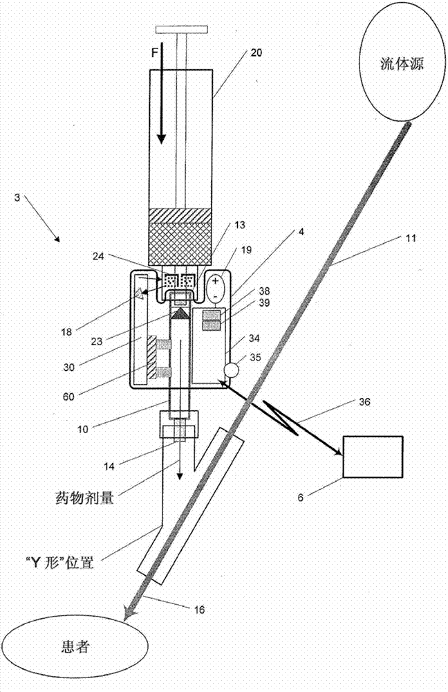 Medication injection site and data collection system