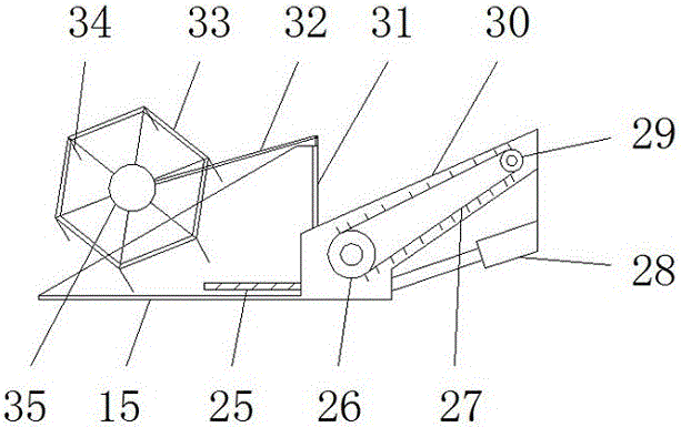 Corn-harvesting and straw-crushing machine