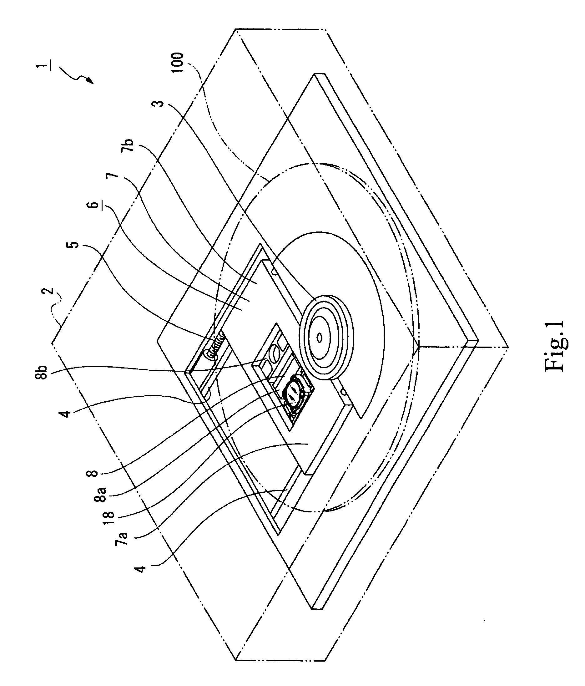 Optical pickup and disc drive apparatus