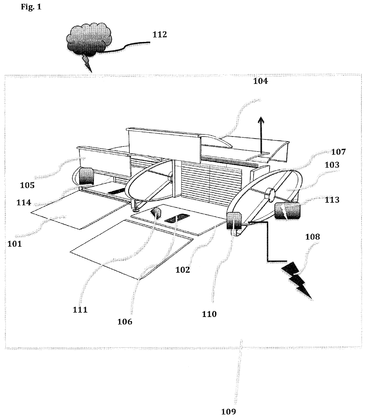 Docking and recharging station for unmanned aerial vehicles capable of ground movement