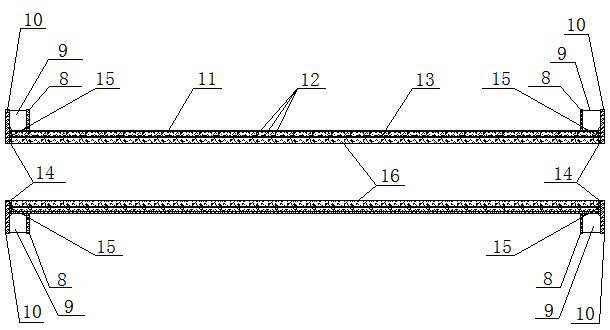 Prefabricated inner support edge node structure of foundation pit and construction method