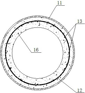 Prefabricated inner support edge node structure of foundation pit and construction method