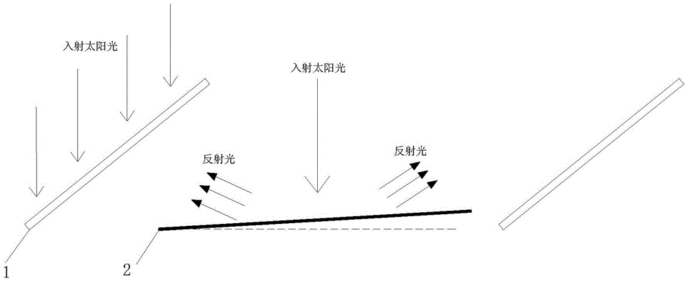 System and method for realizing photovoltaic power generation through ground reflection