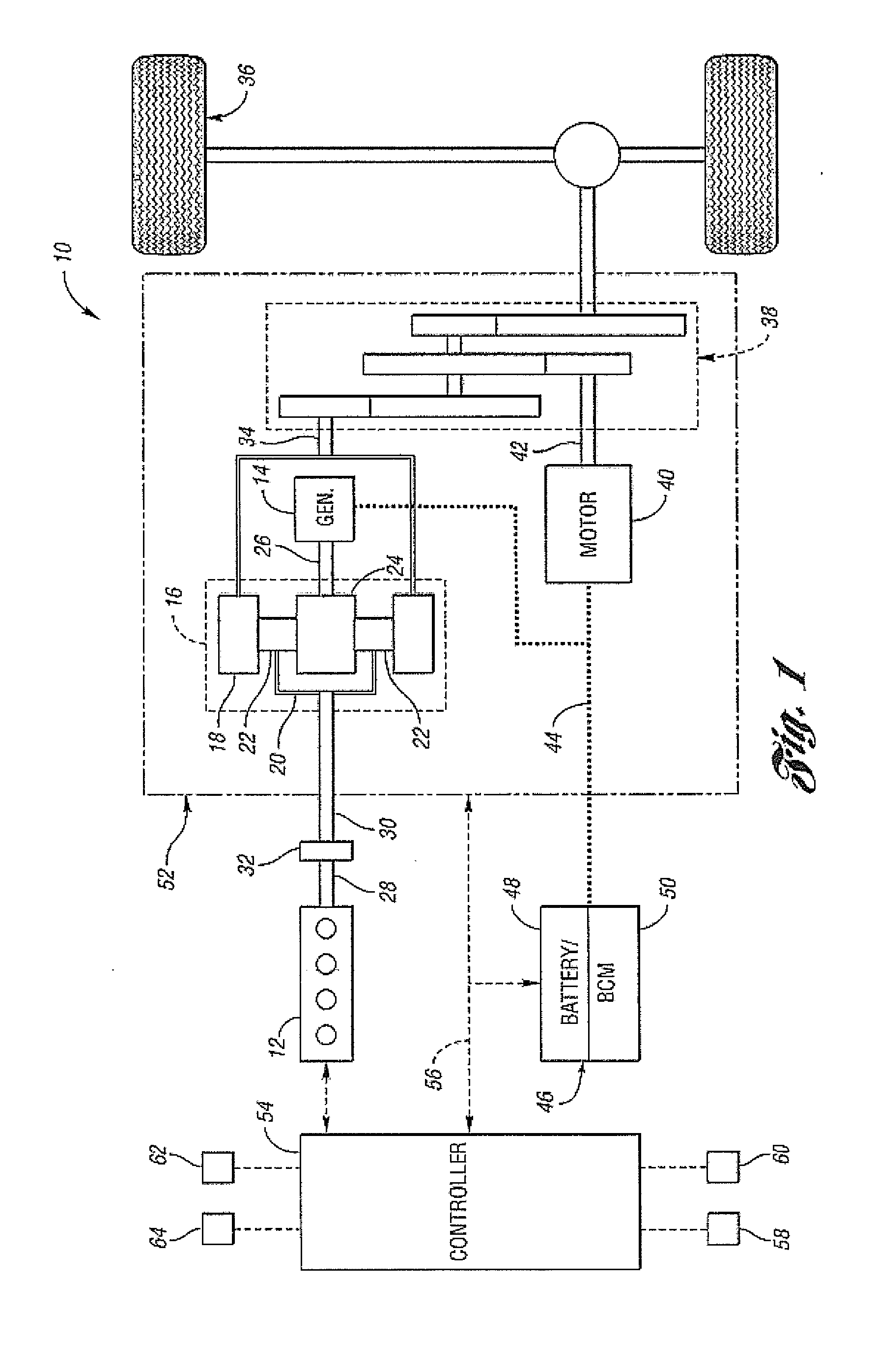 Method and system for displaying recovered energy for a hybrid electric vehicle