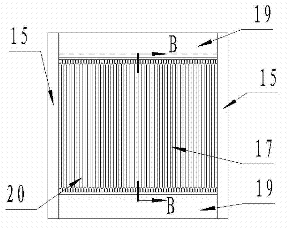 Heat exchanger for cinder flushing water of blast furnace