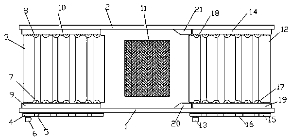 Device for removing burr on surfaces of steel plates