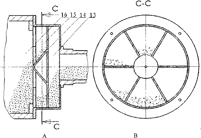 Automatic and rapid feed delivery device and discharge device