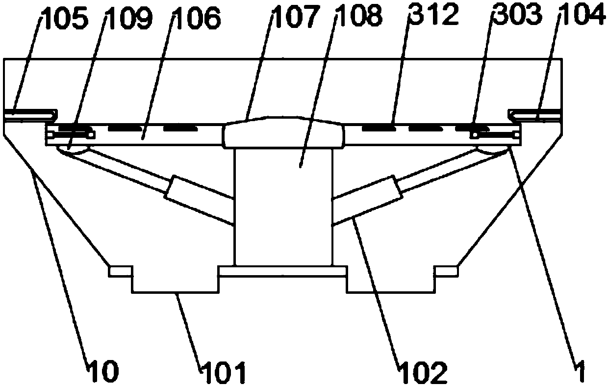 Raw material smashing and mixing-stirring processing mechanism for lithium battery production