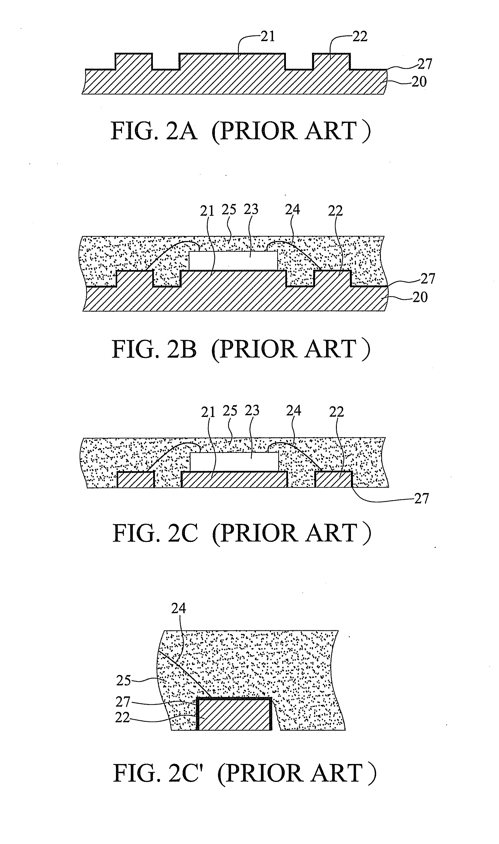Semiconductor package without chip carrier and fabrication method thereof
