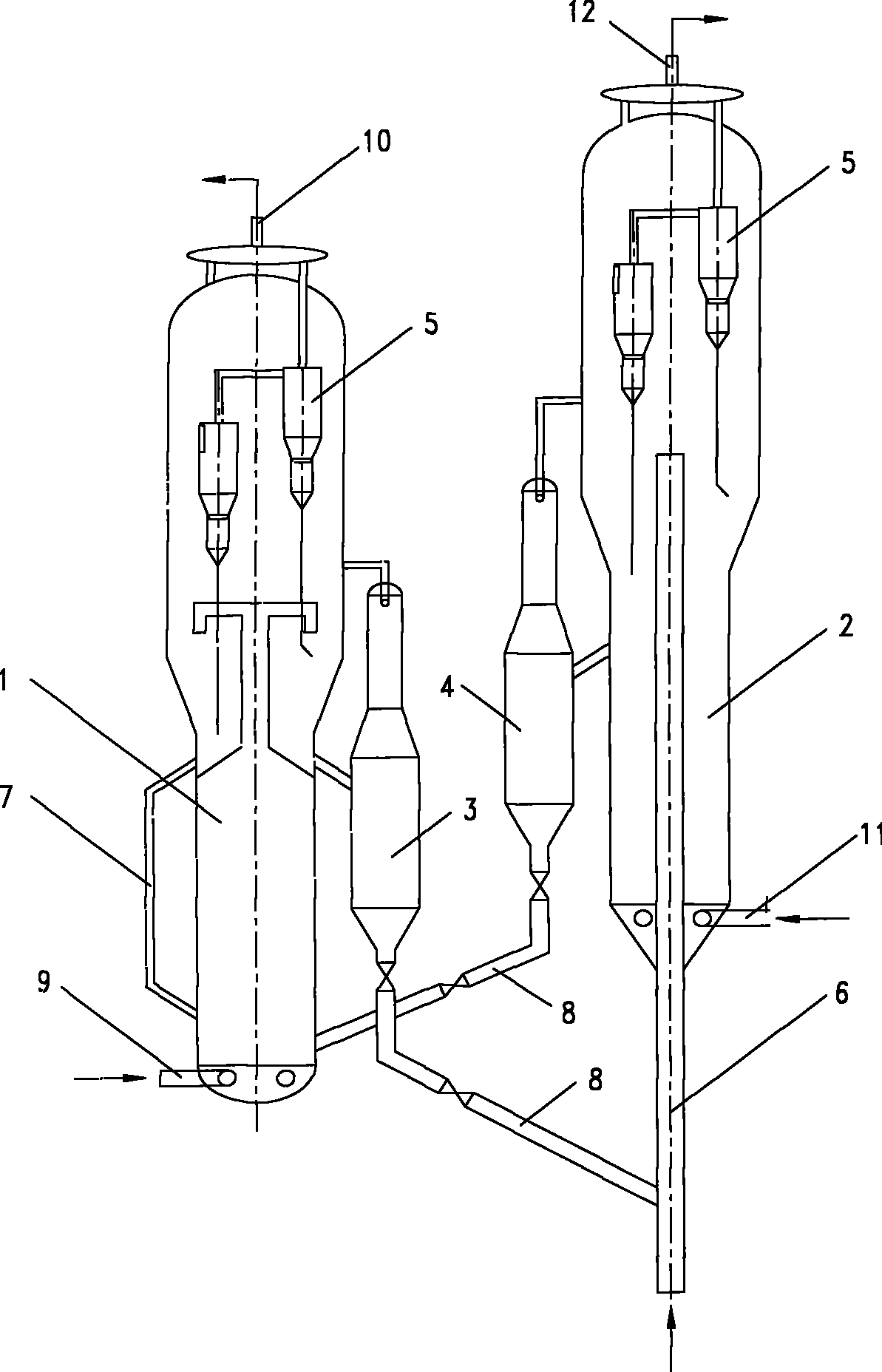 Method for preparing low-carbon olefin hydrocarbon with oxocompound