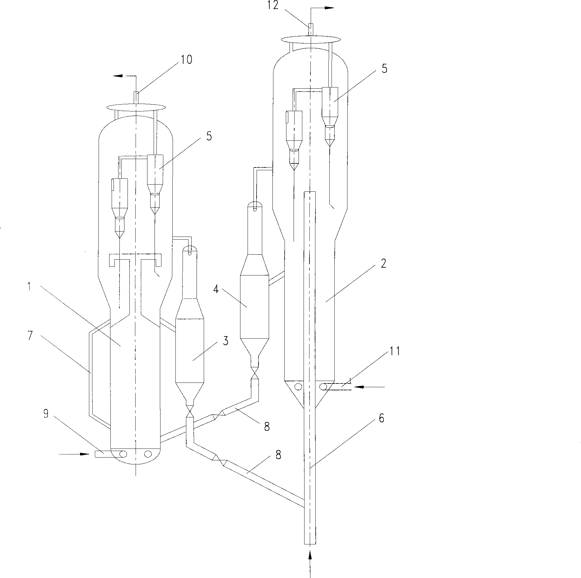 Method for preparing low-carbon olefin hydrocarbon with oxocompound