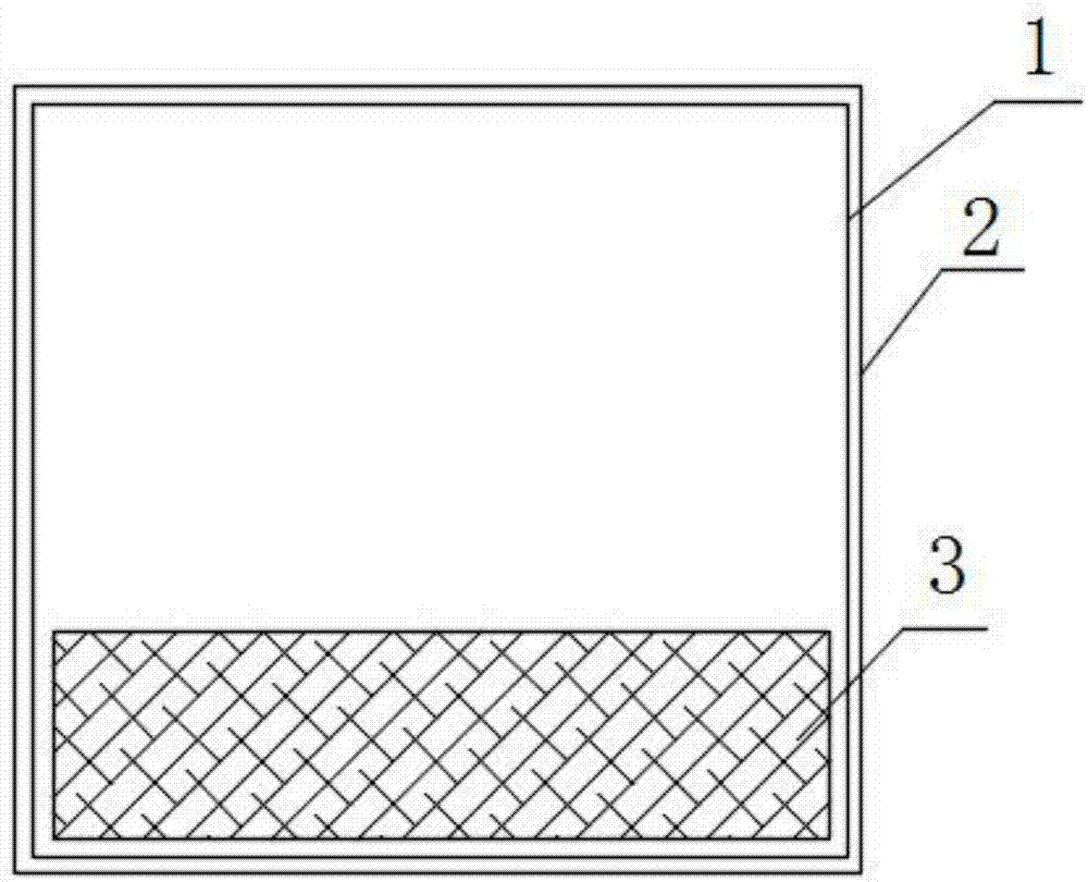 Fresh meat packing box and packing method thereof