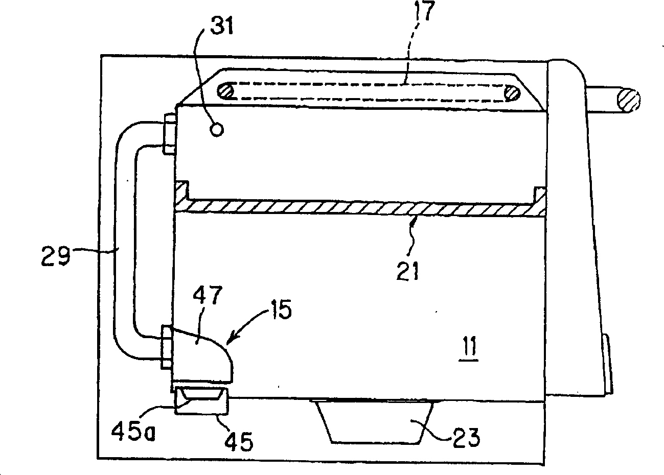 High frequency heating apparatus having a steam generating function